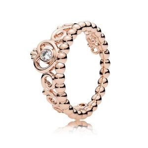Pandora Rose Gold Princess Ring